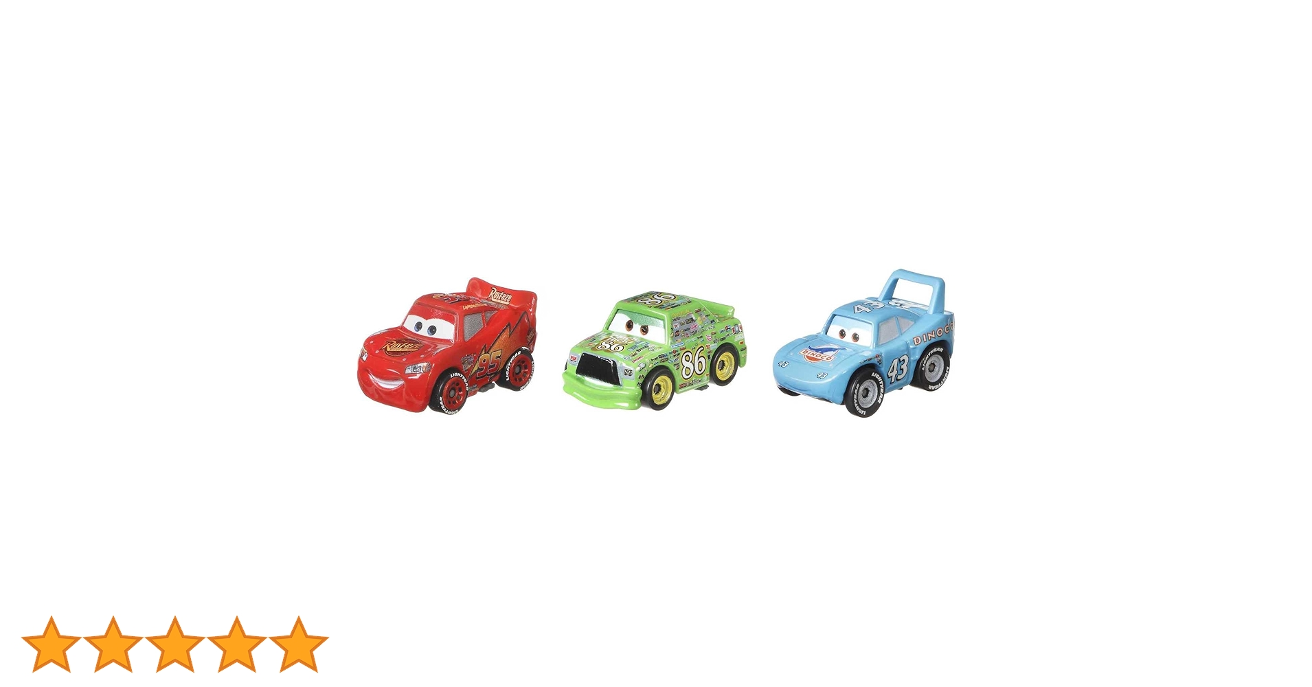 リトルリズン Disney Cars Mini Racers Piston Cup Rivalry 3-Pack Lightning